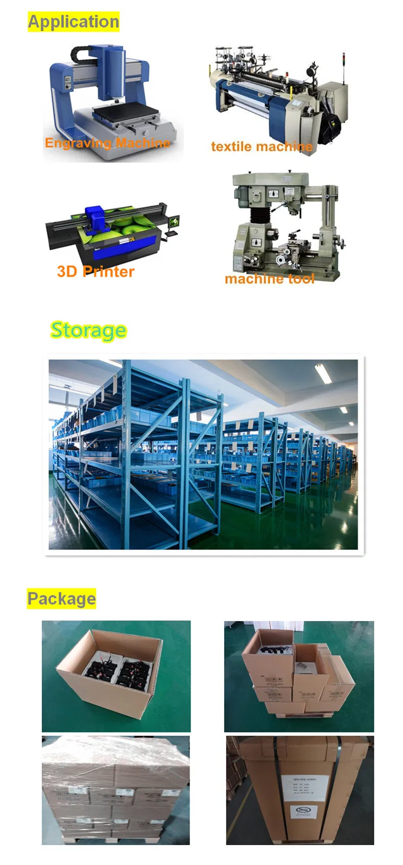 0.2 Nm 39 mm (NEMA 16) Stepper Electrical Motor