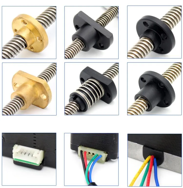 1.8 Degree 2 Phase High Precision NEMA 17 Stepper Motor (42Shd0001-24B)