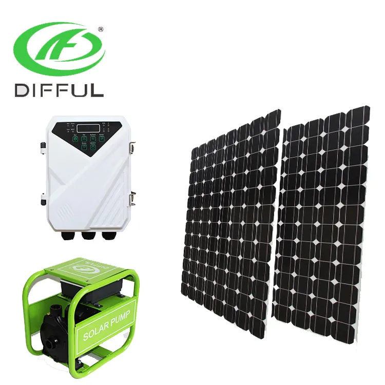 110V 1500W DC Submersible Solar Pumps Deep Well Pump with Solar