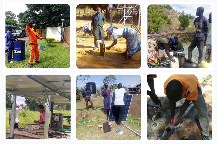 110V 1500W DC Submersible Solar Pumps Deep Well Pump with Solar