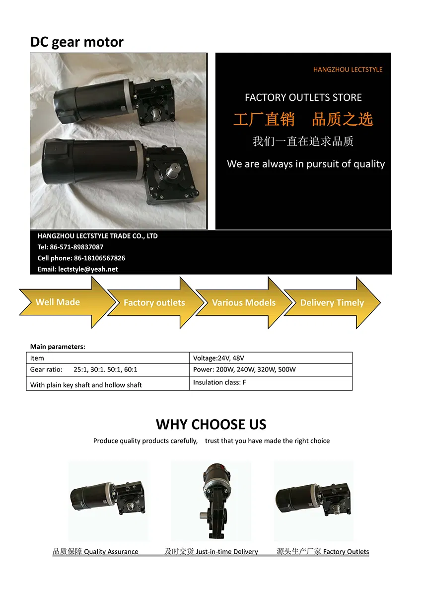 12V 240W DC Worm Gear Reducer Motor on Electronic Fishing Reels Jigging Machines