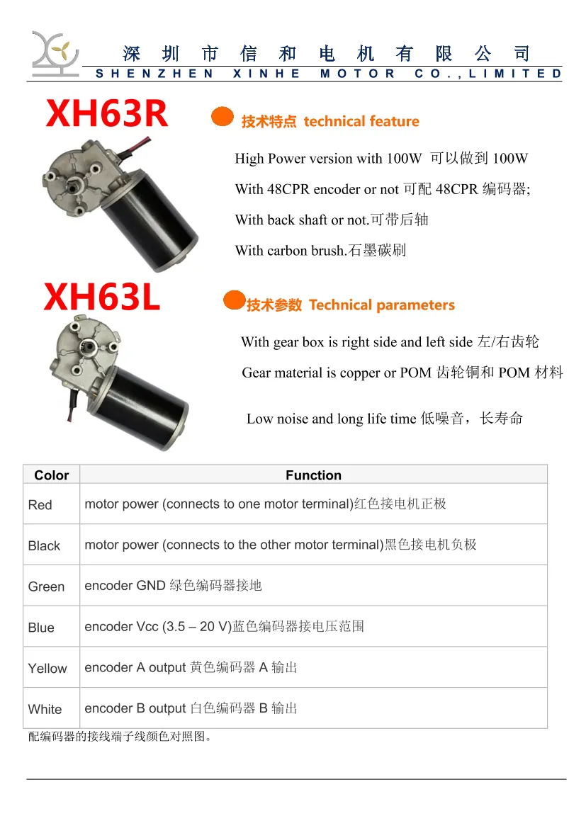 12V 24V 48V 60W High Torque DC Worm Gear Motor for Slide Roller Door