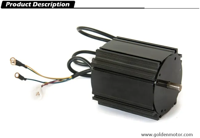 1500W BLDC Electric Motor for Motorcycle, Scooter, Motor Bikes