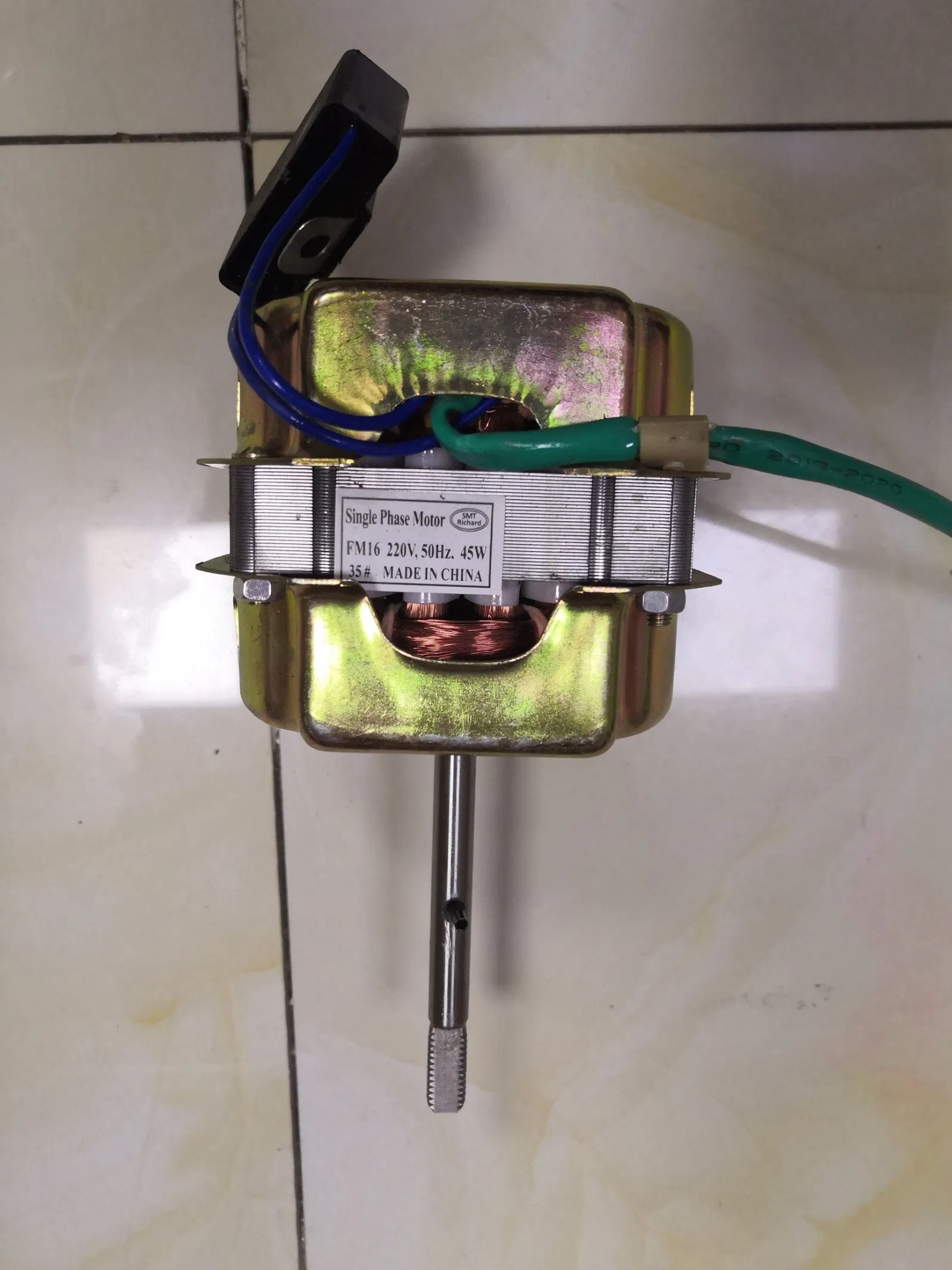 16 Inch Jaly (cow) Hanging Fan Motor SMT Richard 16mm