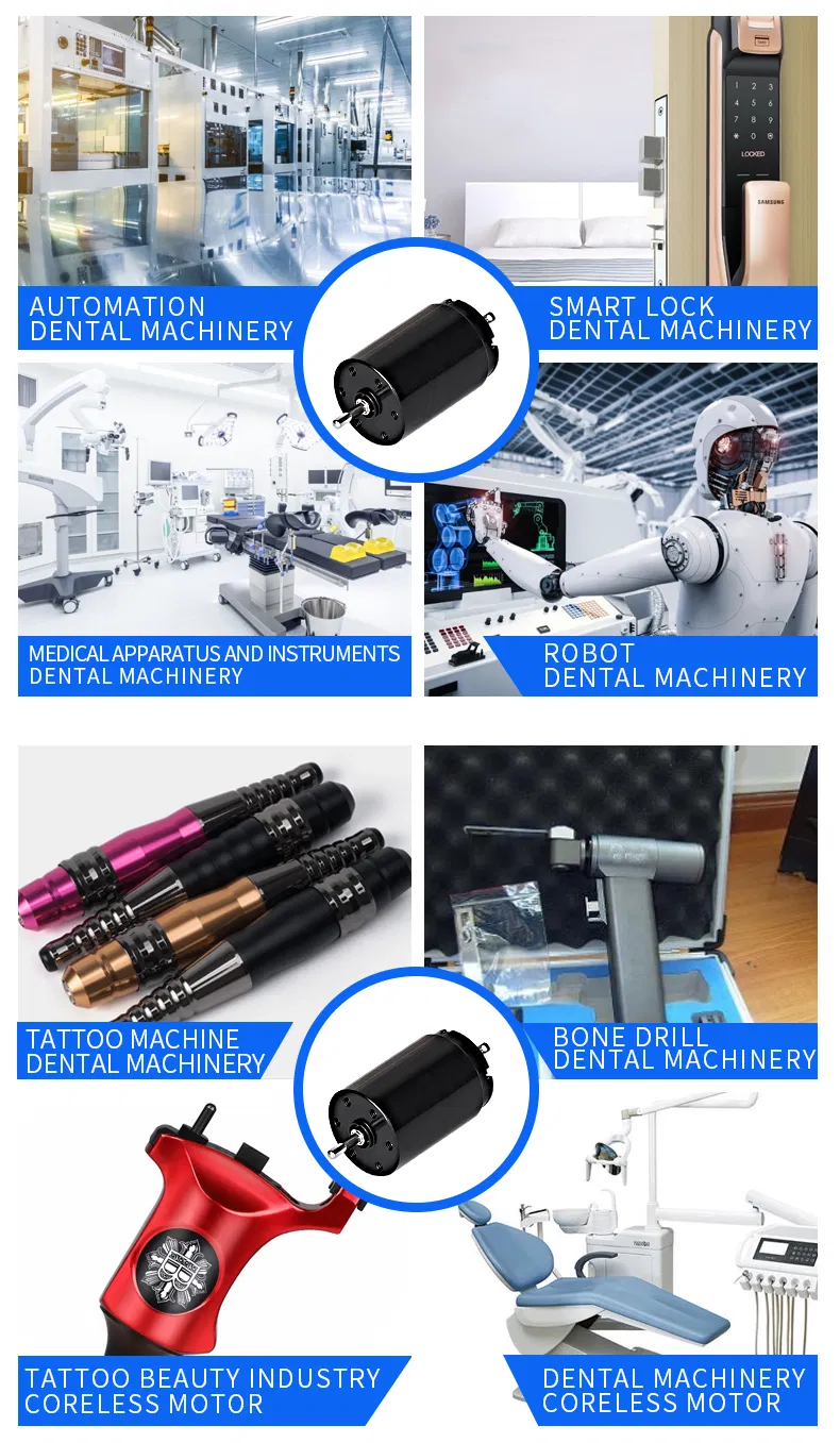 19*28mm Coreless Motor Tattoo Motor with Brushed for Eyebrow Tattoo Machine, Tattoo Pen Eyebrow Pen, Facial Massager