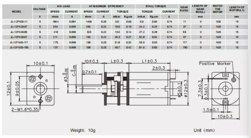 220V 110V 500W Single Phase AC Gear Motor