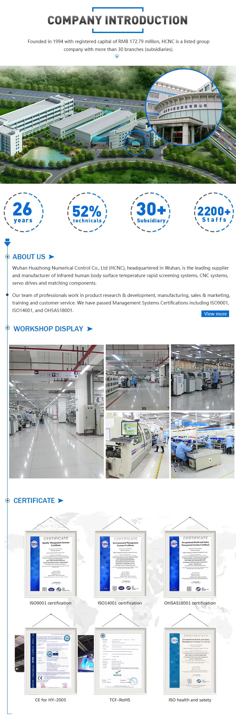 220V 1lw 6.41nm 3000rpm 130st-M0641530 High Speed CNC Motor with Good Quality