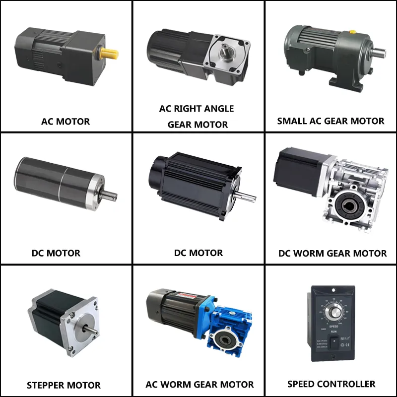 25W 30W 80mm Induction AC Gear Motor for Controller 1pH 3pH 120V 220V