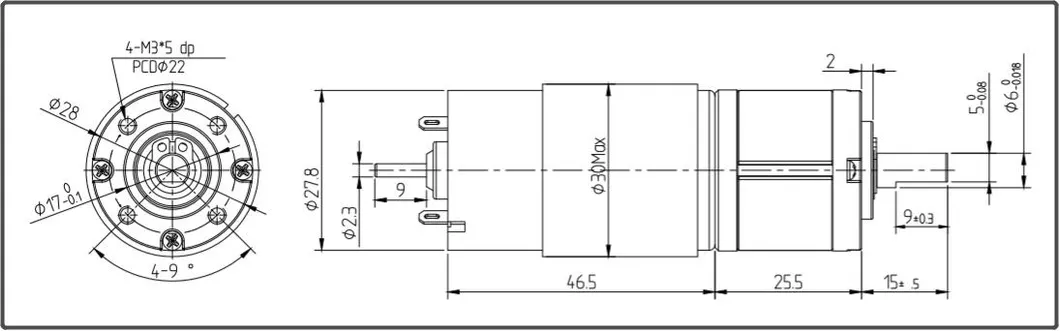 28mm 12V DC Brushed Permanent Magnet Planetary Gear Motor 24V Welding Equipment Automatic Small Motor