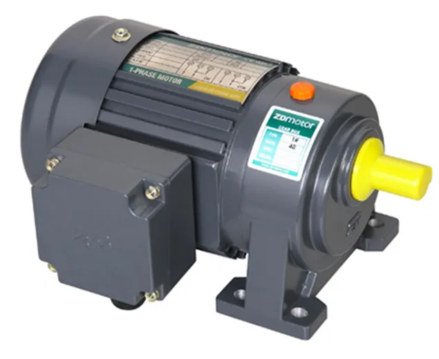 3-phase 1-phase, small AC gear motor
