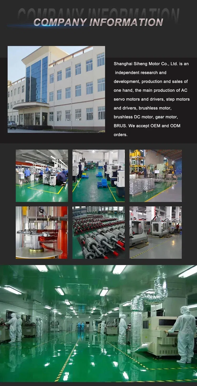 3 Phase Ce Quality 730W AC Servo Motor and Driver 220V 3000rpm 80mm 3.5nm for Injection Molding Machine