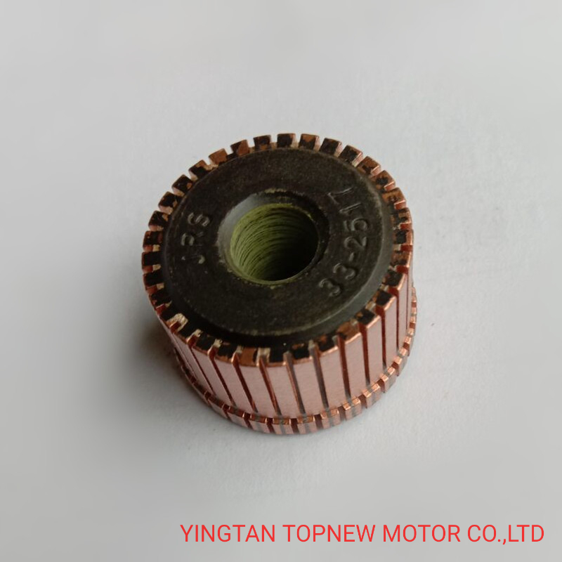 33 Segments Groove Type DC Motor Commutator 25.3*8/9*17mm* 33p