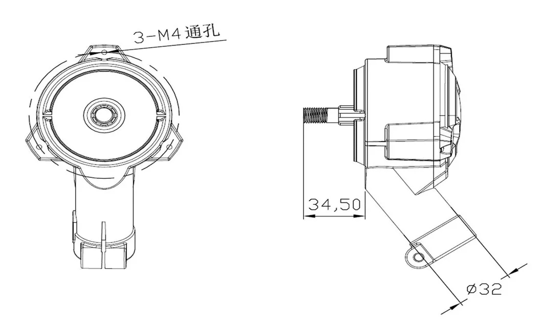 36V Dia71mm 430W 5800rpm Household Electric Tool Pump Brushless DC Motor