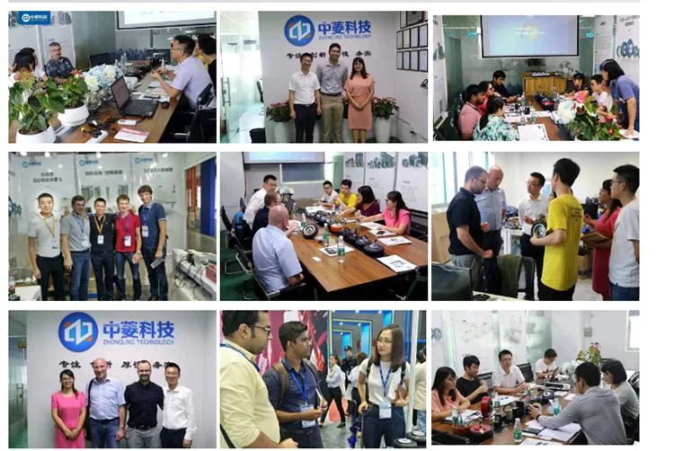 4.0inch 24V 100W 3n. M 280rpm Low Speed High Precision 50kg Load Brushless DC Hub Servo Motor with 1024-Wire Optical Encoder for Mobile Robot Agv