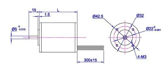 42bly3A42 DC Motor Brushless DC Motor Sunrise Motor
