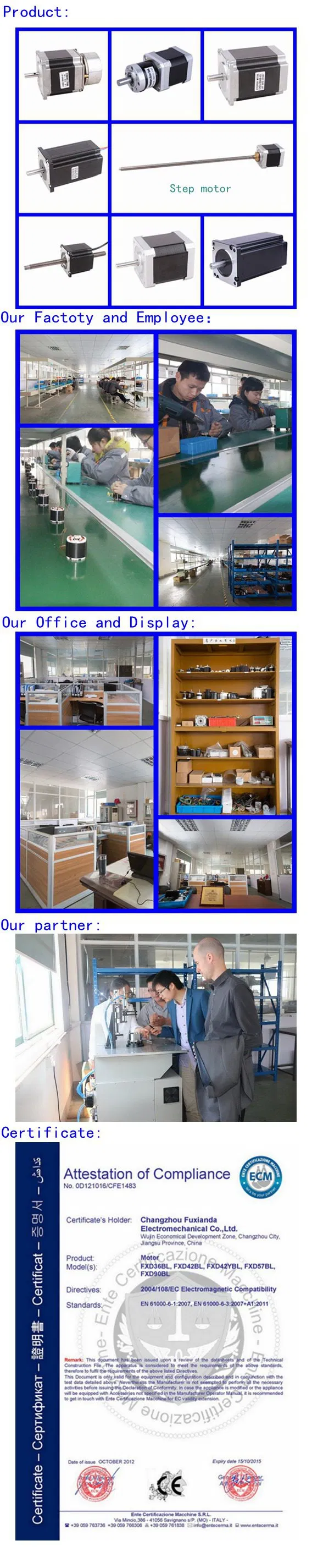 42mm Electric Motor for Textile Machine