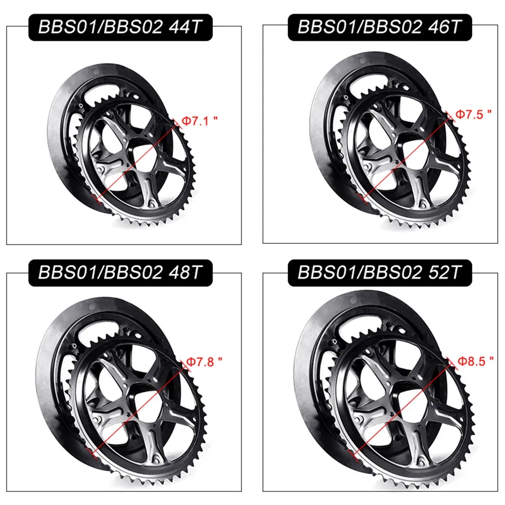 48V 350W Bafang BBS01b MID Drive Motor Electric Bike Conversion Kit with Rack Battery