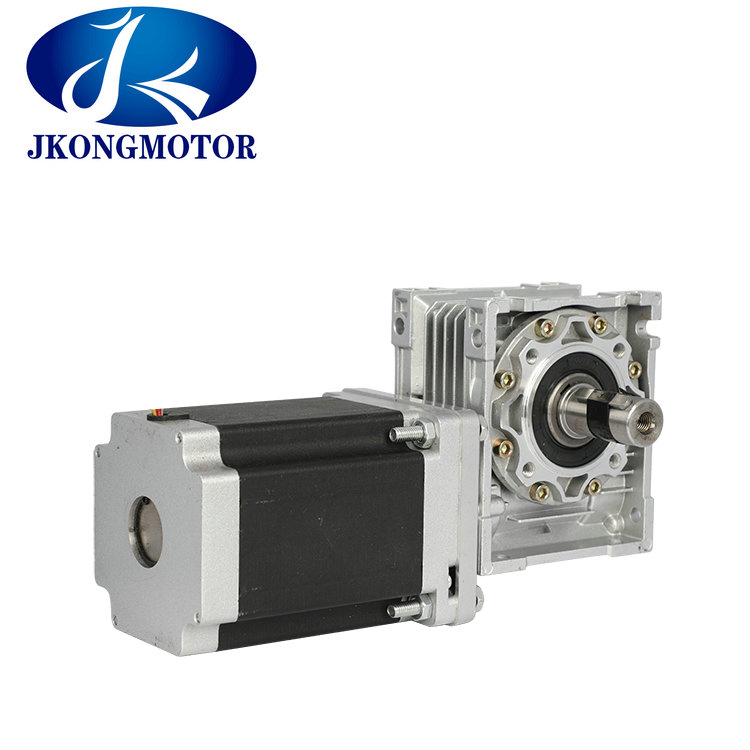 48V DC 86mm Customizable Stepper Motor with Worm Gearbox High Precision