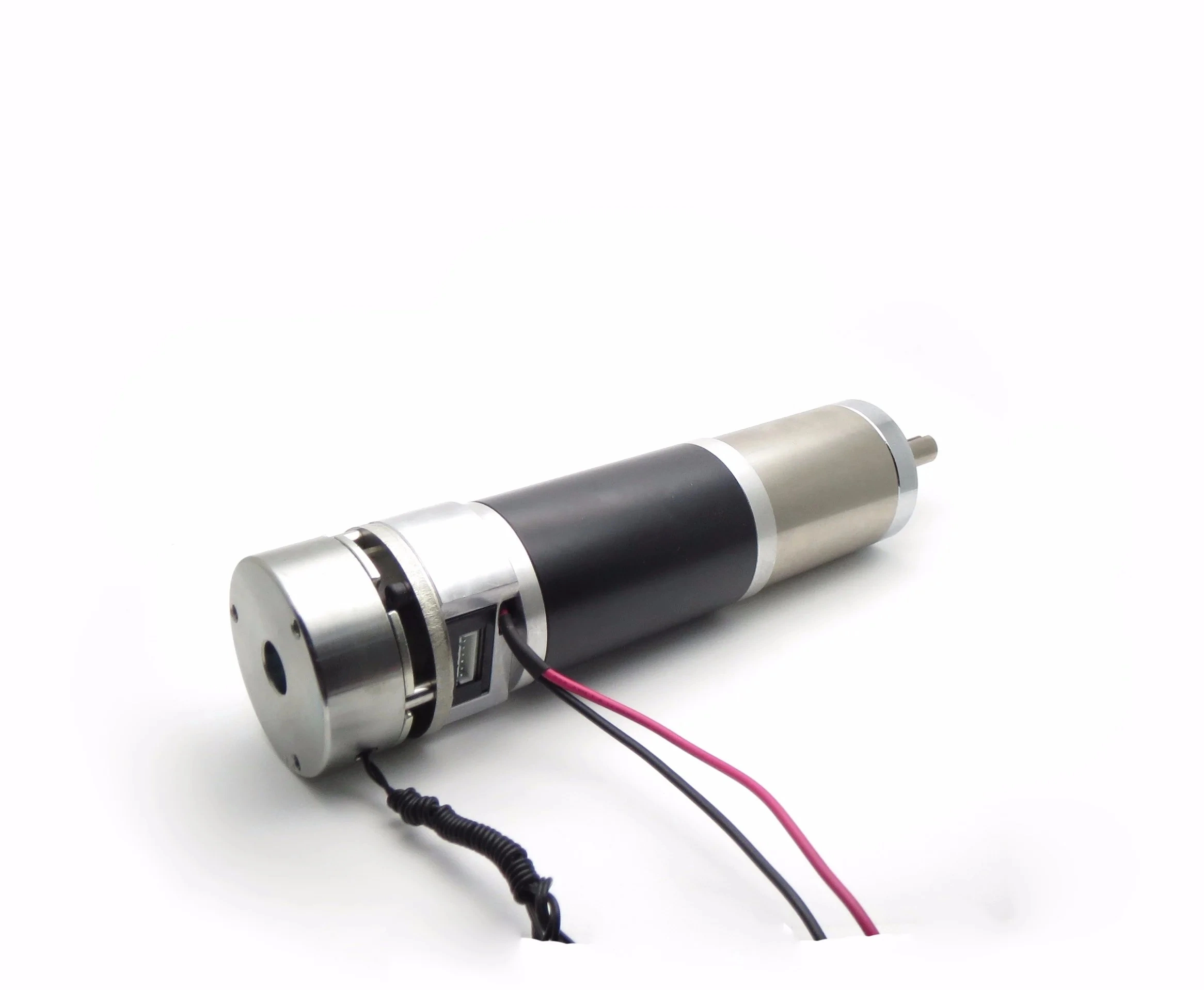 56mm Cylindrical DC 24V High Torque Low Noise Planetary Geared Motor