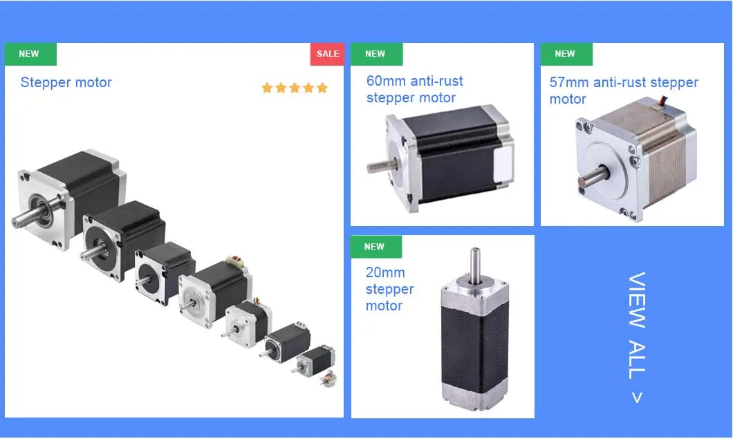 60mm enhanced torque CE stepping motor with connector for Disability equipment