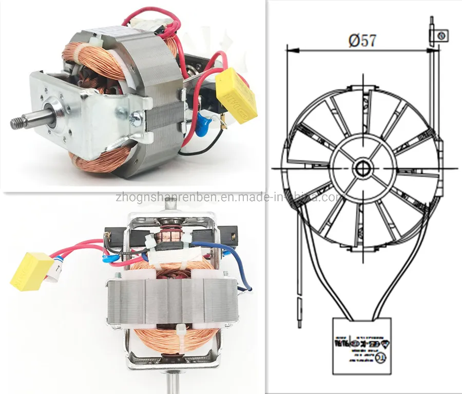 7020 Kitchen Appliances Universal Electric Blender Motor Mixer Meat Grinder Chopper Juicer Motor with CE Certificate