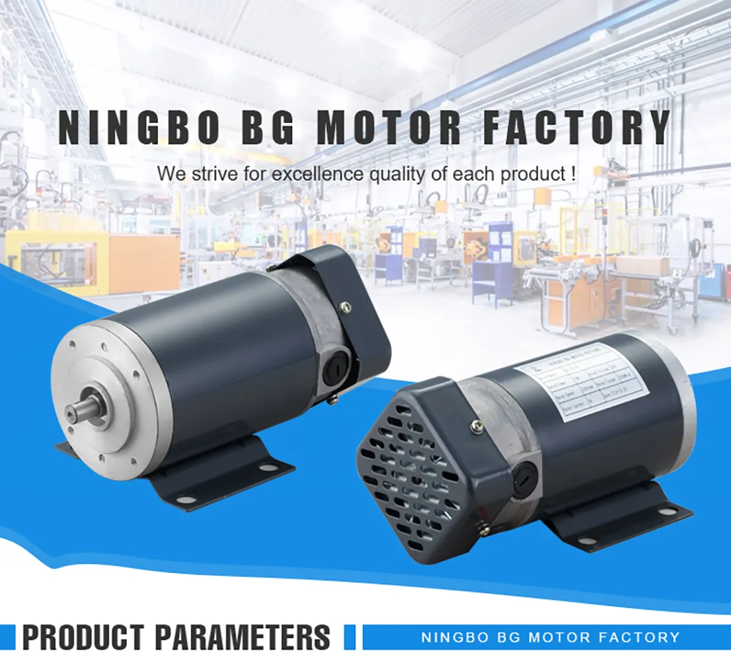 80mm 100W 24V PMDC Motor 80zyt Electric Motor