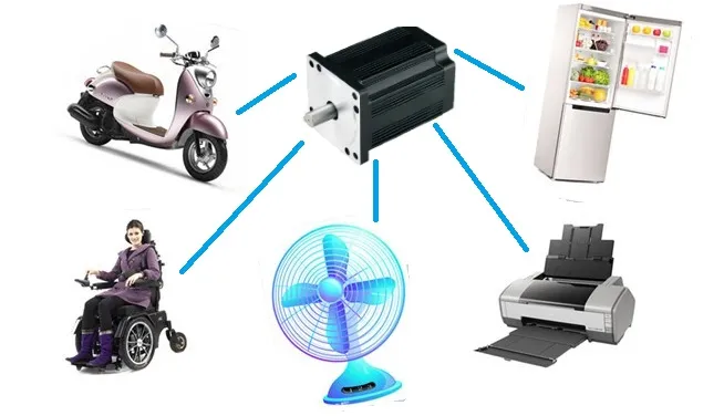 86HS Name 43 High Speed Electric Trolley Motor Kits 2 Phase Stepper Motor