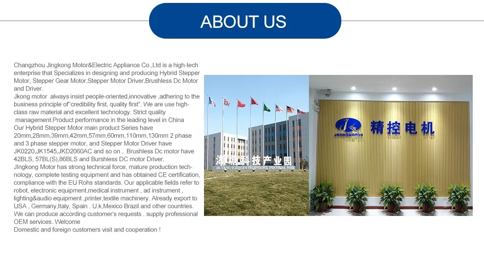 86mm 1.8degree 78mm Motor Length Hybrid Stepepr Motor