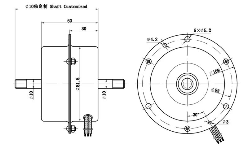 AC 1 Phase Air Conditioner Fan Motor