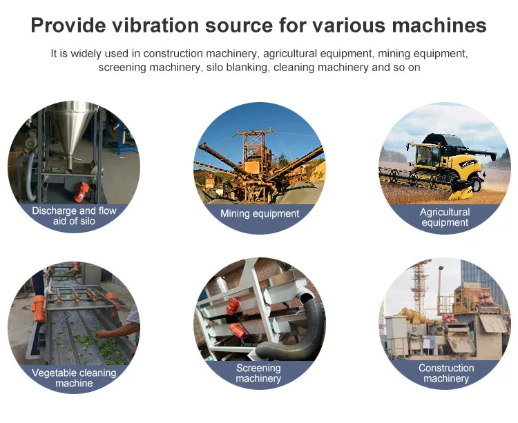 AC Electric Motor Vibrator for Vibrating Sieving Machine Mve800/3-50