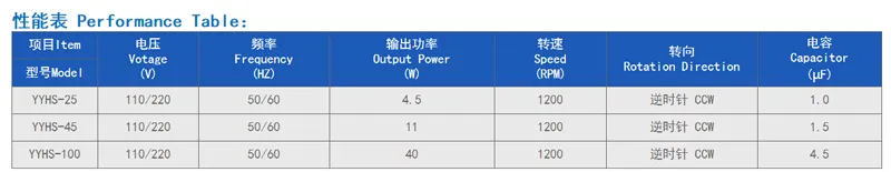 AC Single Phase High Torque Electric Motor