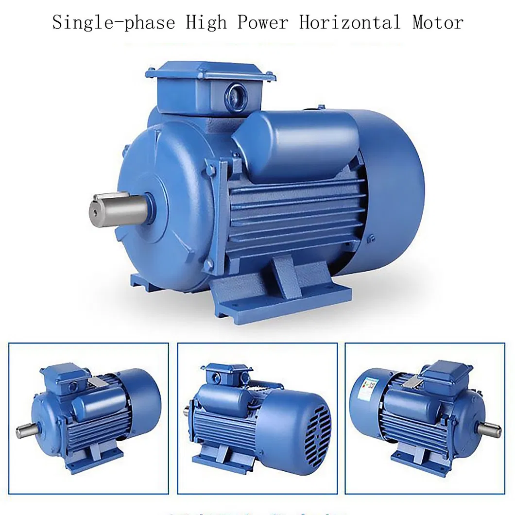 Capacitor Start and Run Premium High Efficiency Single Phase Induction AC Electric Asynchronous Motor