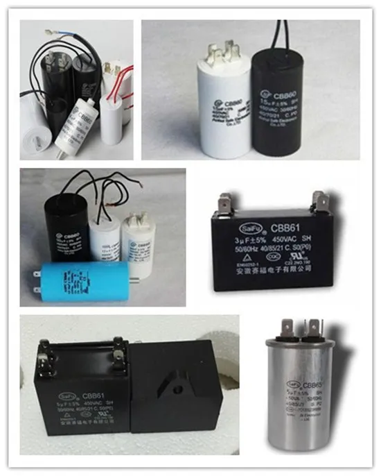 Cbb65 AC Motor Capacitor (aluminum case, anti-explosion)
