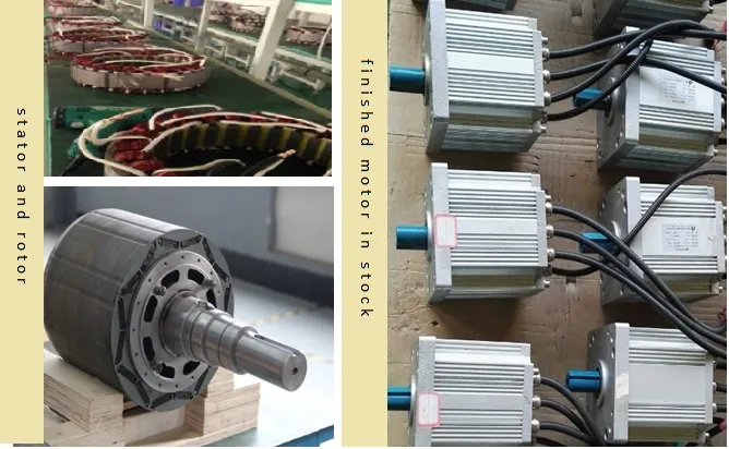 Customized Functions Available Permanent Magnet Motor 10kw3000rpm96V