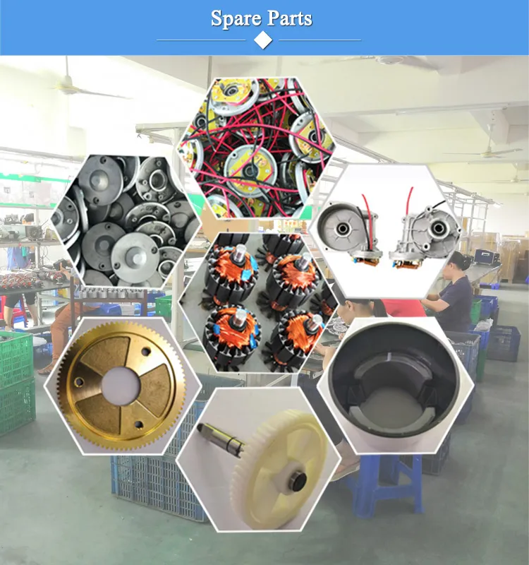 D63L 24 Volt 20W Mini DC Gear Motor Long Shaft Electronics Motor for Industrial Machine