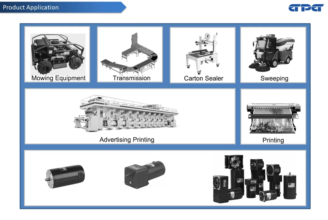 DC Brush Gear Motor with Square Flange Can Be Widely Used Barrier Gate System