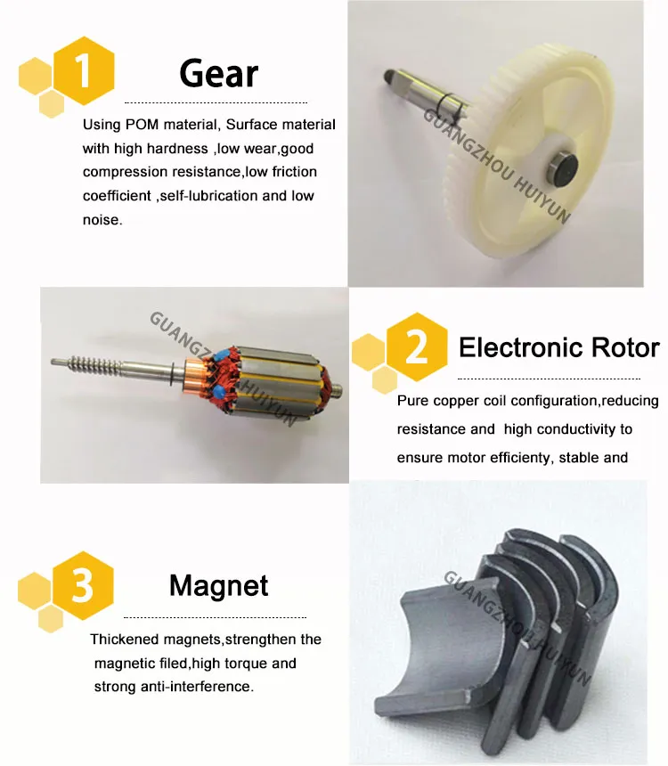 DC Power Metal Electric Gear Motor 12V 24V 40V with Worm Reducer