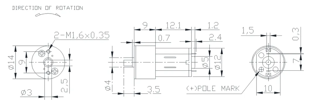 FF-N10 Small DC Gear Motor to Children Toy
