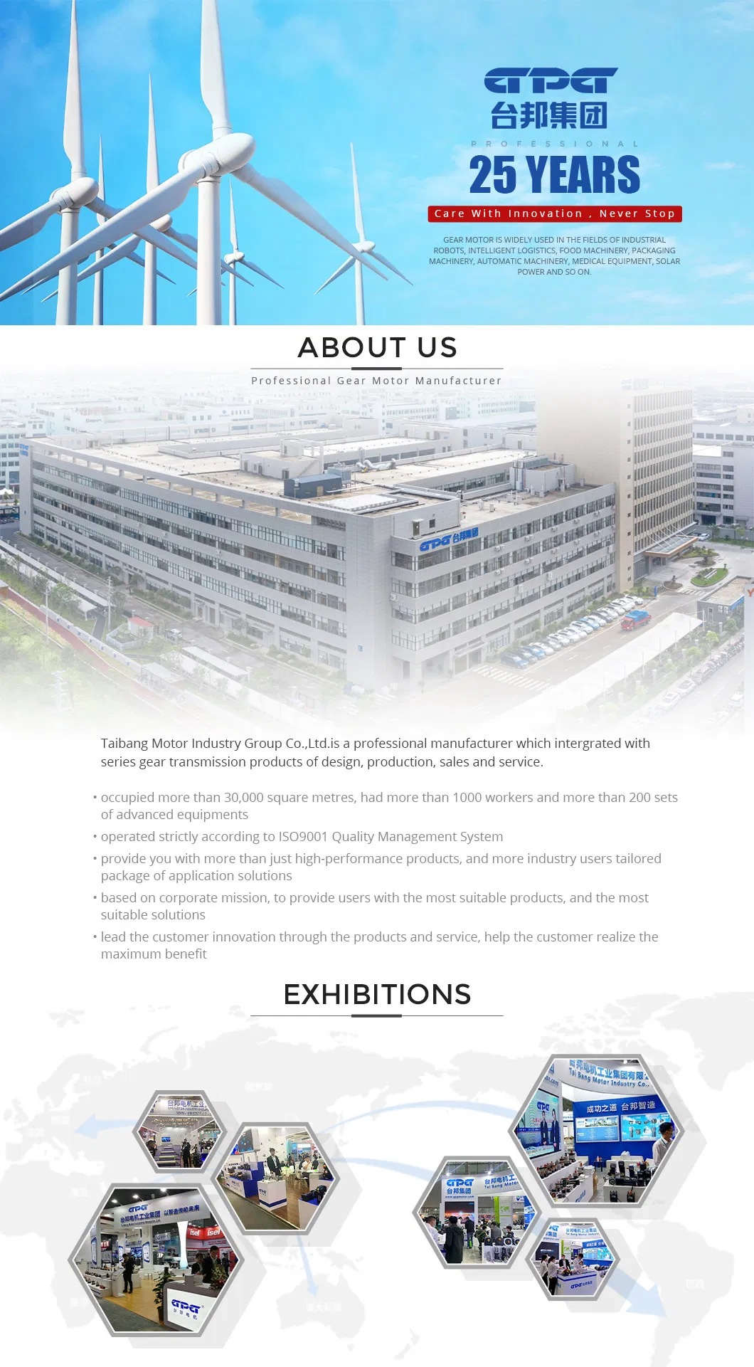 Gdm 60mm70mm80mm 10W 30W High Torque Low Speed Electric DC Gear Motor for Vending Machine