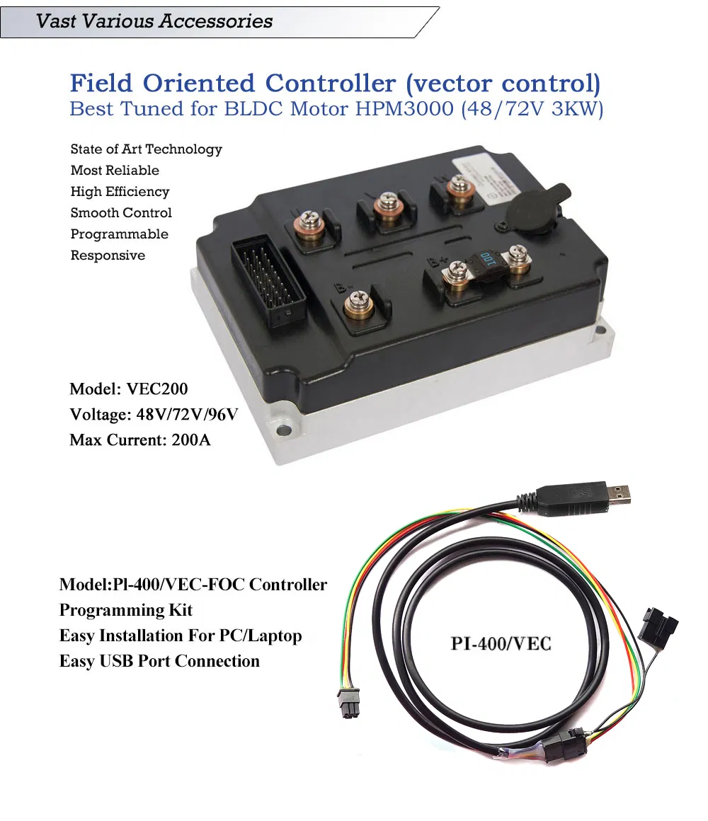 High Powerful 3kw electric motors electric car conversion kit brushless motor