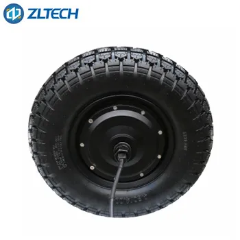 High Stability 16inch 48V 200rpm 20n. M 300kg Load Brushless DC Electrical Agv Driving Wheel Hub Motor for Moving Robot