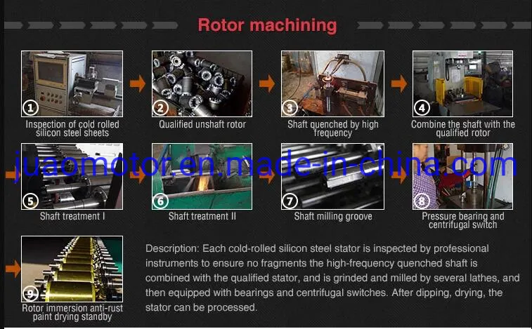 High Start Torque Capacitor Start Low Voltage Single Phase AC Electrical Induction Motor