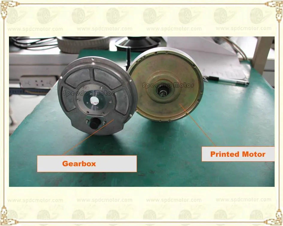 High Torque 24V 36V 48V 200W 300W 500W 20nm 30nm E Bike Brush Hub Motor for Electric Scooter Wheelchair with Emb Brake