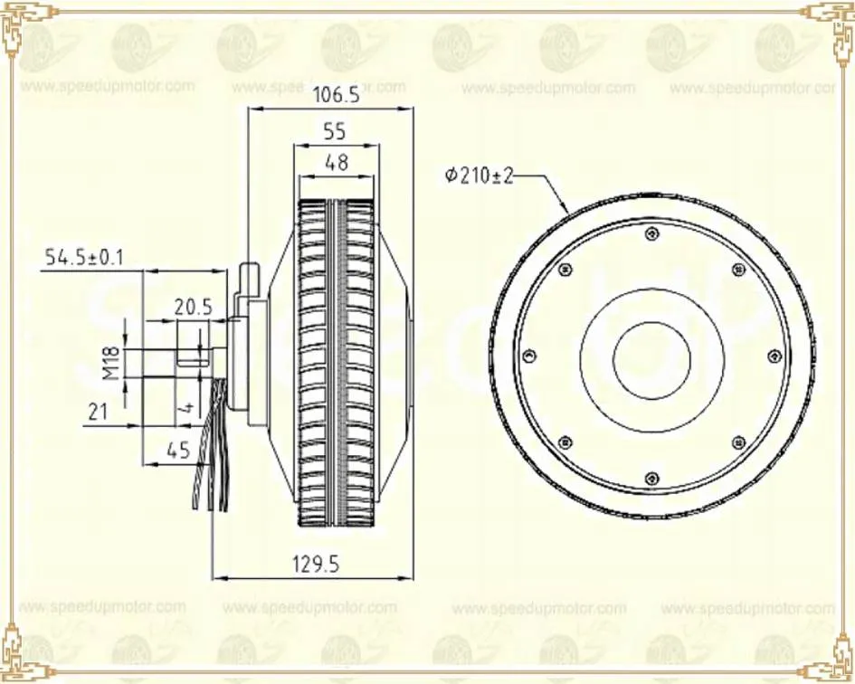 High Torque 30nm Electrical PMDC Geared Motor for Moblility Scooter/Vehicle