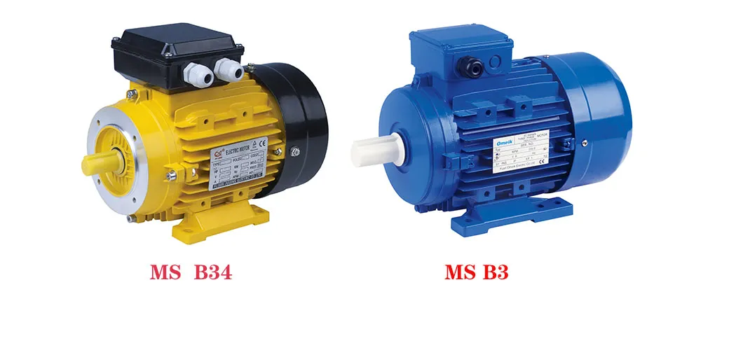 Hot Selling Good Quality Ms 3 Phase 0.25kw 0.37kw 0.55kw 0.75kw Squirrel Cage Induction Motor