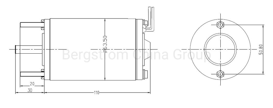 IP55 up to 200W electric dc motor actuator motor 12V, 24V for oil pump BZY41A -0401