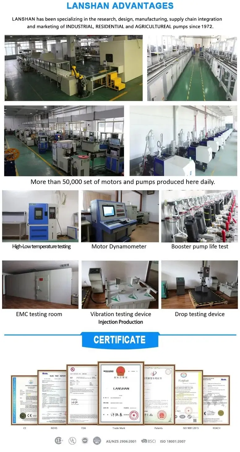 Lanshan 132 Series Outer Dia 132mm 1800W 2700rpm 4.5nm Outer Door Power Equipment AC Asynchronous Induction Motor