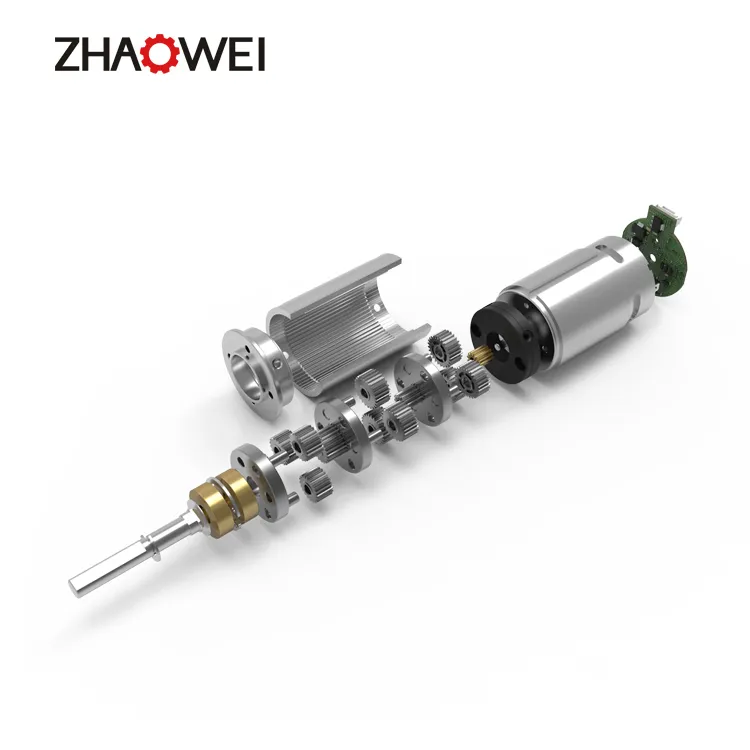 Low Rpm Brushless DC Planetary Geared Motor with Encoder 42mm 12V Gear Motor 4rpm 400rpm for Sliding Gate