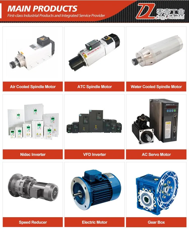 Mh040A 60mm 400W AC220V Servo Motor for 3D Printer Servo Motor