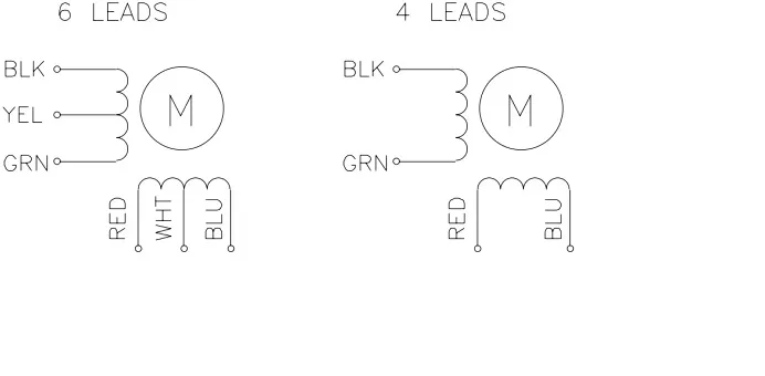 NEMA17 Step Motor Low Price 6 Wires 42mm 1.2A 0.56n. M